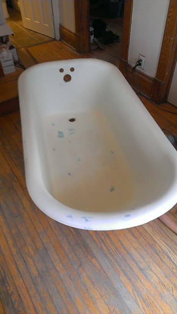 Tile Reglazing & Grout Sealing, before