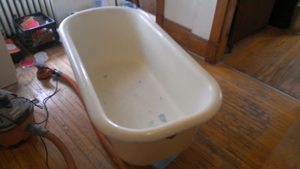 Commercial & Institutional Refinishing, before